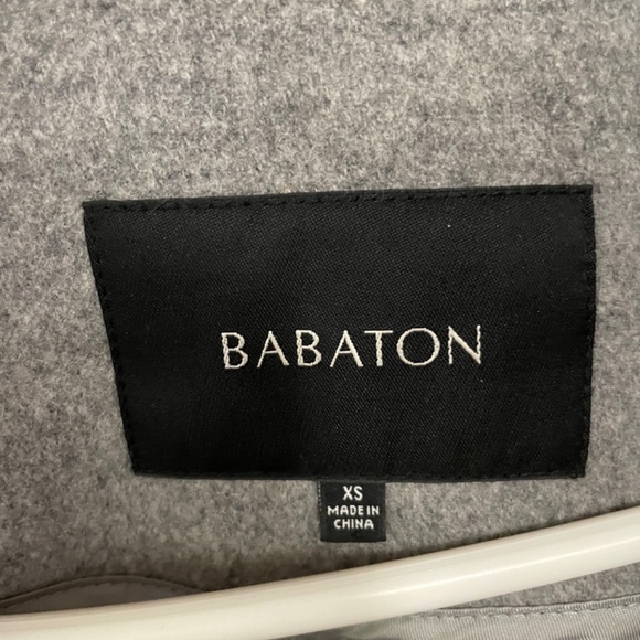 Babaton Dark Grey Zip Up Coat - Picture 2 of 3
